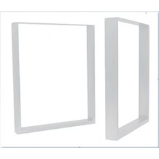 Pata De Mesa Cuadrada 710X780Mm (2 Unidades) Blanca Mate Monllor
