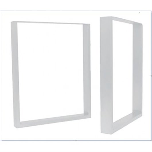 Pata De Mesa Cuadrada 710X780Mm (2 Unidades) Blanca Mate Monllor