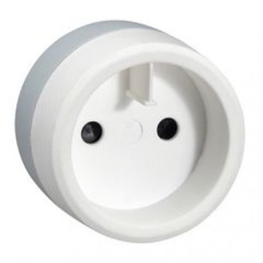 Adaptador Enchufe Viaje 2P Blanco Eur/Usa Legrand
