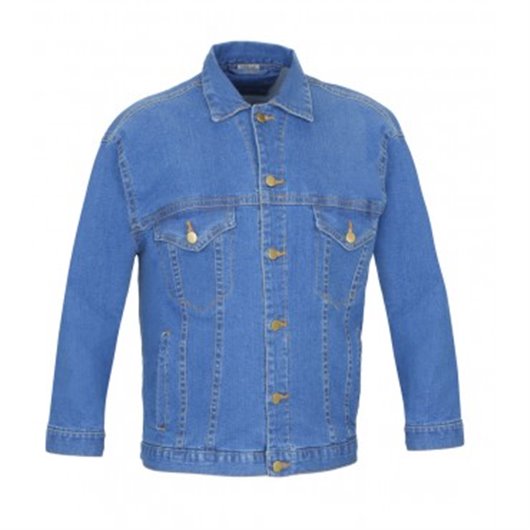 Cazadora Vaquera T50 Algod Botones Azul Jeans Ae82 Vesin