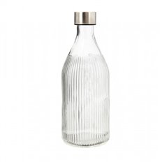 Botella Vidrio Tapon Rosca Maison Qd 1L Transparente Adi