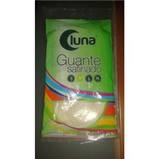 Guante Quimico L09 Nat. Satin. Latex Caram Luna Luna