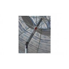 Parasol Playa Aluminio 180 Cm Upf 50+ Hojas Azul Import