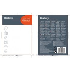 Parche Reparacion Piscina Bestway Exterior 62068 10 Pz Bestway