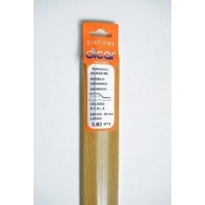 Pletina Perfilada 83X45Mm Distinto Nivel Adhesivo Inox Roble