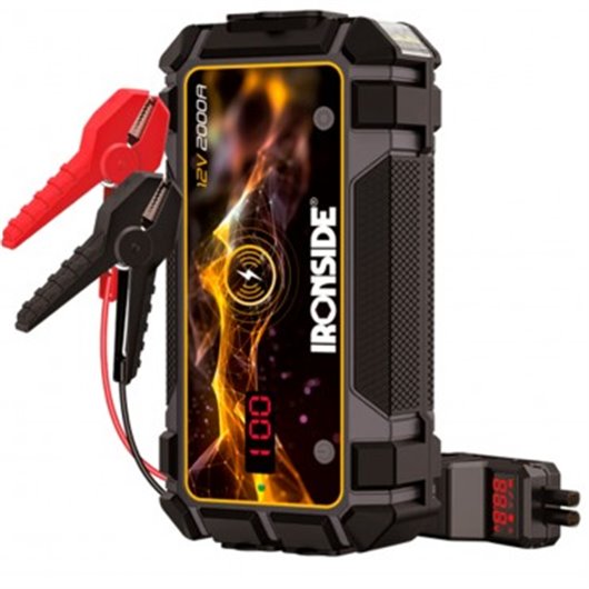 Arrancador Bateria Coche Jump Starter Power Bank 12000Mah Ironside