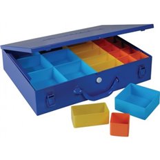 Clasificador Metlico Azul 32 Compart. 438X342X92 Mm Promat