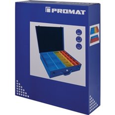Clasificador Metlico Azul 32 Compart. 438X342X92 Mm Promat