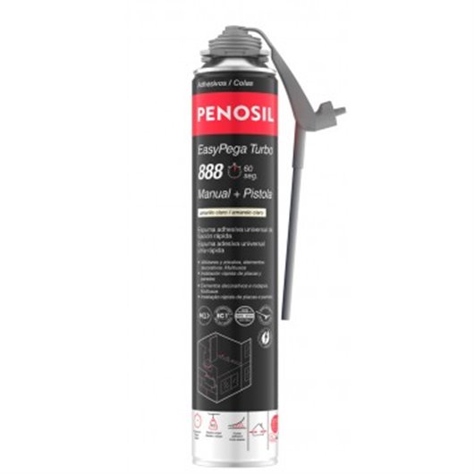 Espuma Adhesiva Easypega Turbo 888 2 En 1 Amarillo Claro 750 Ml Penosil