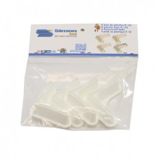 Pie Angulo Estanteria Blanco P/35 35 X 35 Mm 4 Unidades Simonrack