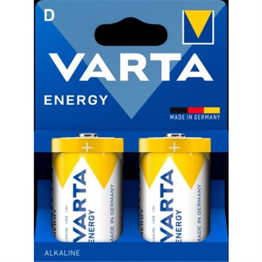 Pila Alcalina Energy Lr20D 2 Unidades Varta