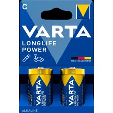 Pila Alcalina Long Life Lr14C 2 Unidades Varta