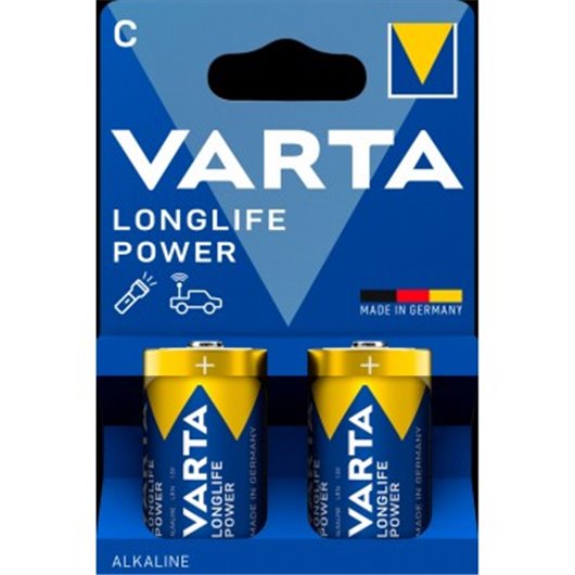 Pila Alcalina Long Life Lr14C 2 Unidades Varta