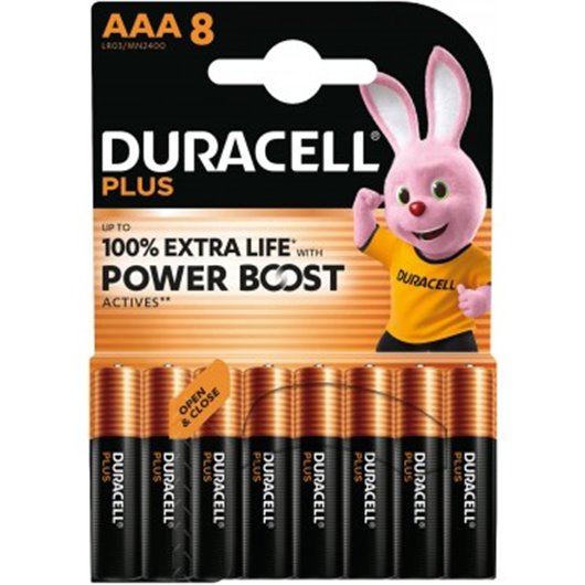 Pila Alcalina Power Boost Lr03-Aaa Pack 8 Duracell