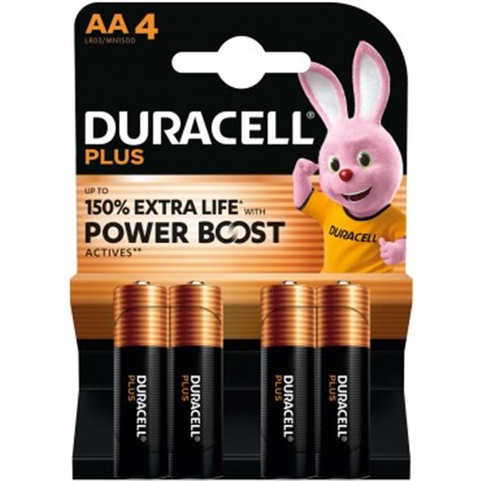 Pila Alcalina Power Boost Lr06-Aa Bl.4 Duracell