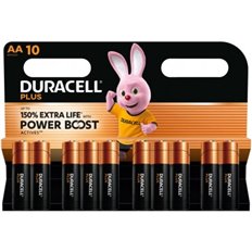 Pila Alcalina Power Boost Lr06-Aa Pack 10 Duracell