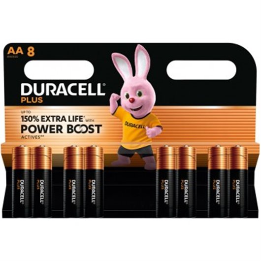 Pila Alcalina Power Boost Lr06-Aa Pack 8 Duracell