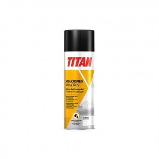 Pintura Plastica Soluciones Antihumedad Spray 500 Ml Blanco Titan