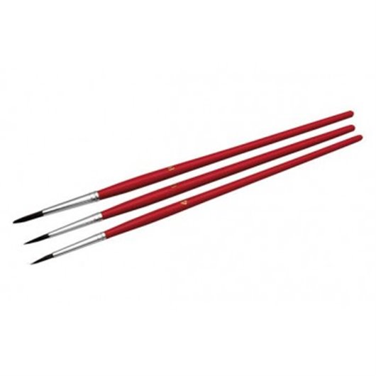 Pincel Para Acuarela Set 3 Uds N 4-6-8 Nespoli