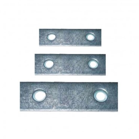Placa Cartela Acero Cincado 40X15Mm 200Uds Micel