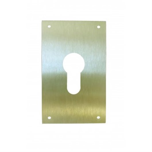 Placa Cerradura Boca Pera 60X80Mm Latn Mate