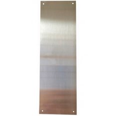Placa Cerradura Boca Pera 90X250 Latn Mate