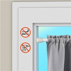 Portavisillo A Presion Rosca Blanco 2 Uds 40-65Cm Stor Planet