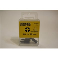 Punta Atorn Nivel Ph1 Extra Dura 1/4''-25Mm Nv127686
