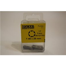 Punta Atorn T40 1/4''-25Mm Extra Dura Nivel Nivel