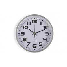 Reloj Pared Redondo  30,5 Cm Plata Versa