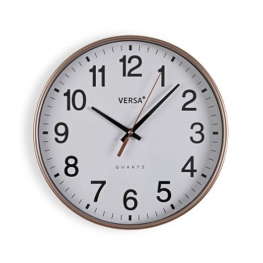 Reloj Pared Redondo Blanco 30Cm Versa