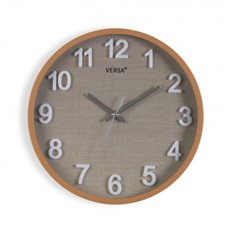 Reloj Pared Redondo Vesta Madera 30Cm Versa
