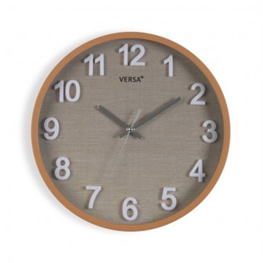 Reloj Pared Redondo Vesta Madera 30Cm Versa