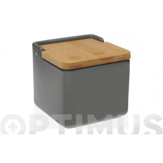 Salero Tapa Bambu Gris Versa