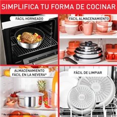 Sarten+Cazo Desmontable Ingenio Set 3Uds 16-22-26Cm Tefal