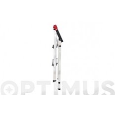 Taburete Aluminio 2 Peldaos Homologado M/2 Negro Rolser
