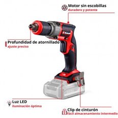 Taladro Atornillador A Bateria Para Yeso Tp-Dy 18 Li Bl S/Bateria