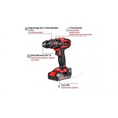 Taladro Percutor A Bateria Te-Cd 18/44 Li-I 1X2,5Ah