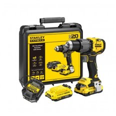 Taladro Percutor V20 Li-Ion 18V 80Nm + 2Baterias+Cargador Stanley