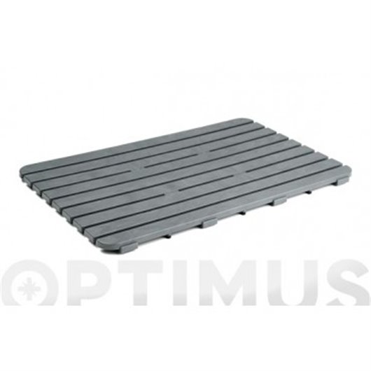 Tarima Plato Ducha Antracita 50 X 80 Cm Tatay