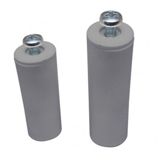 Tope Persiana 40Mm Gris 25Uds Micel