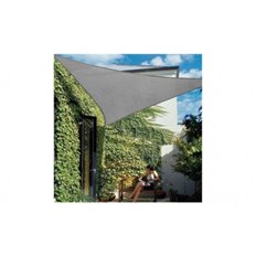 Toldo Vela Sombreo Triangular Grade Sail 340 Gr 5X5X5 M Gris Claro Coolaroo