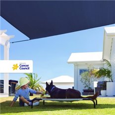 Toldo Vela Sombreo Rectangular Heatshield 180 Gr 5 X 3 M Antracita Coolaroo