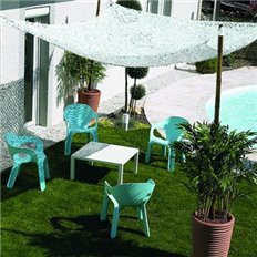 Toldo Vela Sombreo Rectangular Camuflaje 2 X 3 M Blanco Roto Natuur