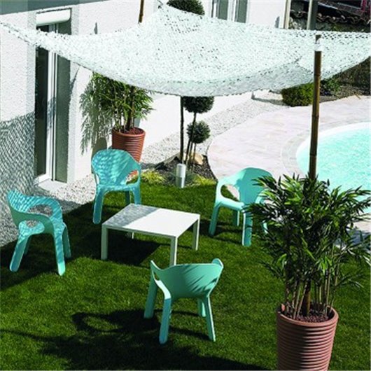 Toldo Vela Sombreo Rectangular Camuflaje 2 X 3 M Blanco Roto Natuur
