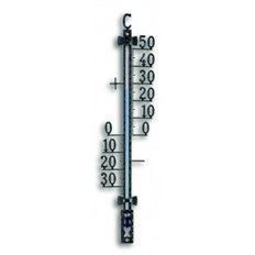Termometro Atmosferico Metal Exterior Negro Herter