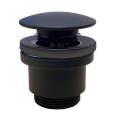 Valvula Click-Clack Laton Negro Grande (Black Level) Hidrotecnoagua