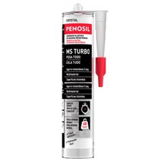 Adhesivo Montaje Ms Turbo Crystal 290 Ml Transparente Penosil