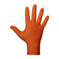 Guante Desechable Nitrilo Agility Grip Naranja 50 Uds Talla 8 Juba
