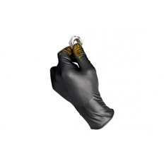 Guante Desechable Nitrilo Grippaz Negro 50 Uds Talla 7 Juba
